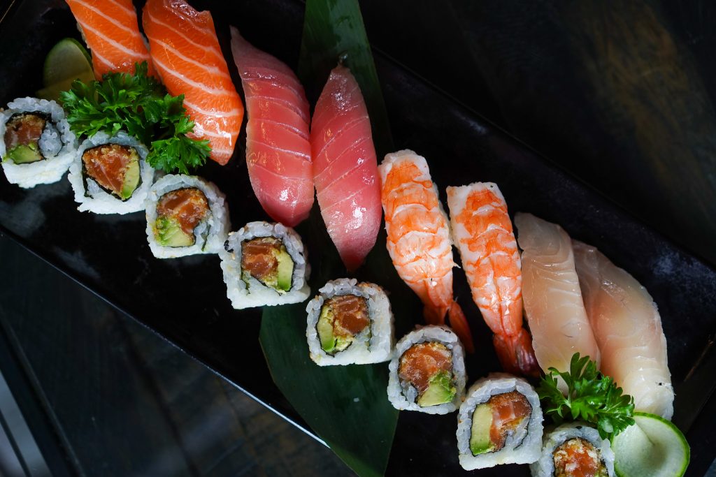 Sushi is the ultimate food to stay cool with at Sparkly Japanese & Thai restaurant