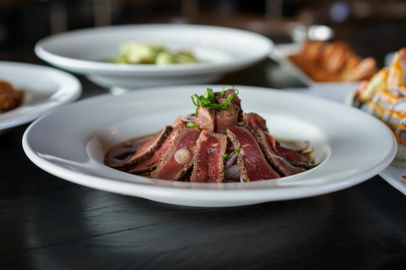 Beef Tataki at Sparkly Japanese & Thai