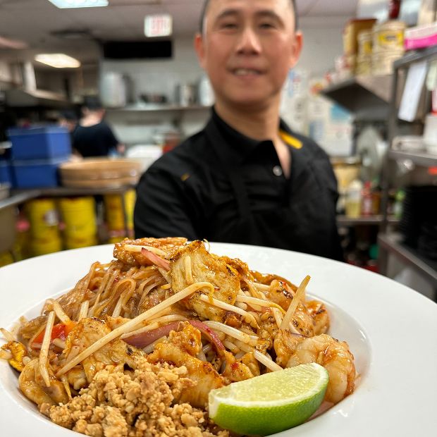 pad thai at Sparkly Japanese & Thai